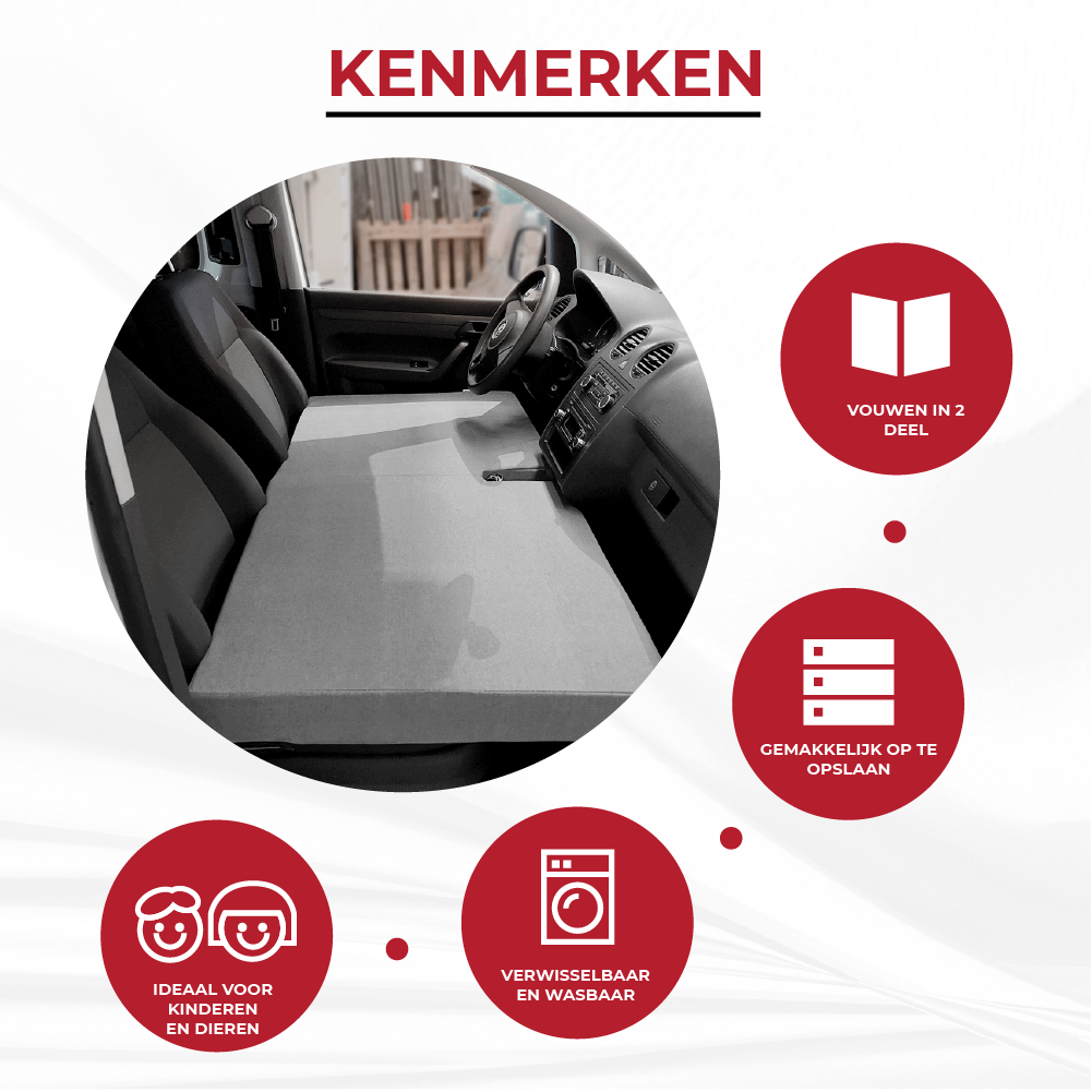 Voorbed voor Volkswagen Caddy kleur grijs (2004-2024)