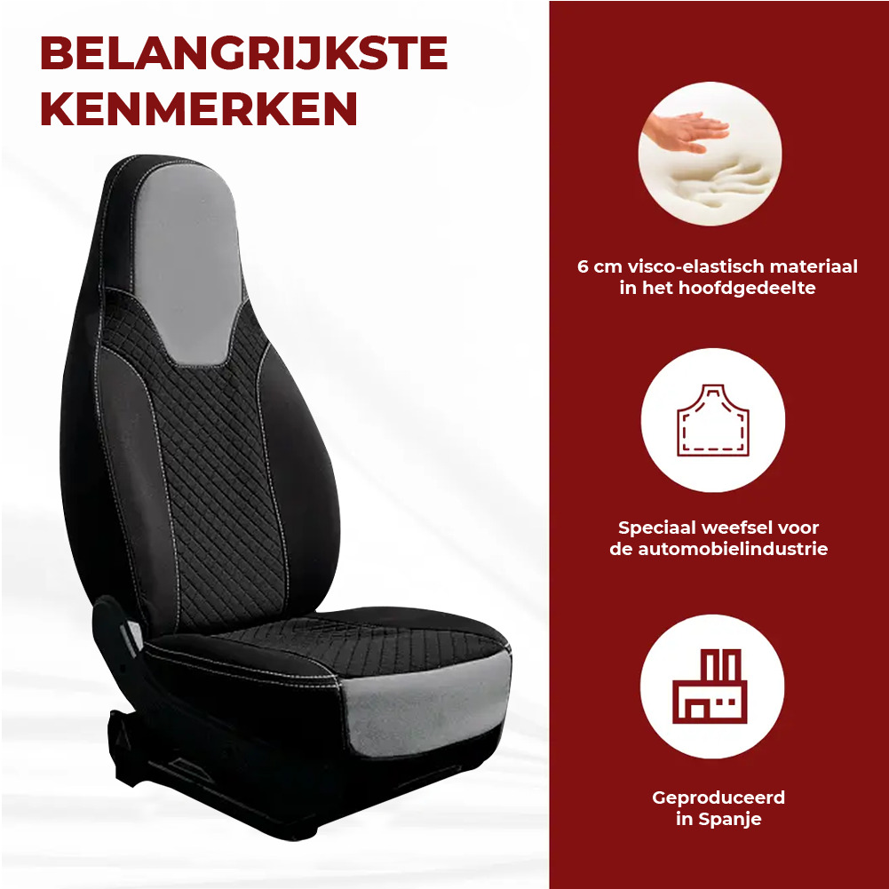 Set van twee Premium-stoelhoezen voor Fiat Ducato London