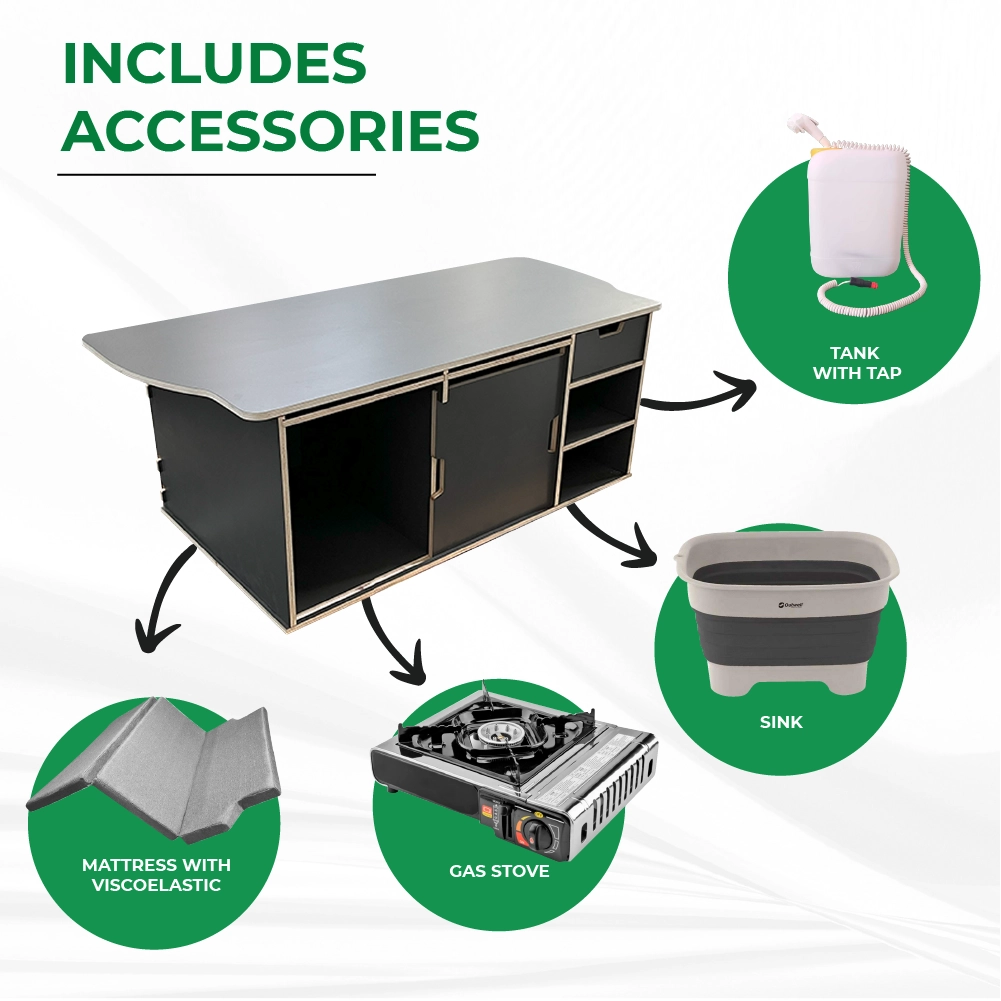 Accesorios para el Kit Mueble Camper para vehículo Multivan