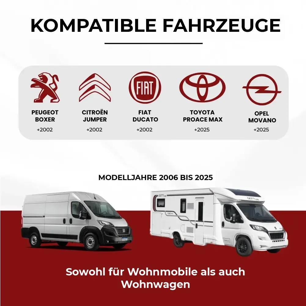 Paar Premium Sitzbezüge für Fiat Ducato Montecarlo – Bild 5