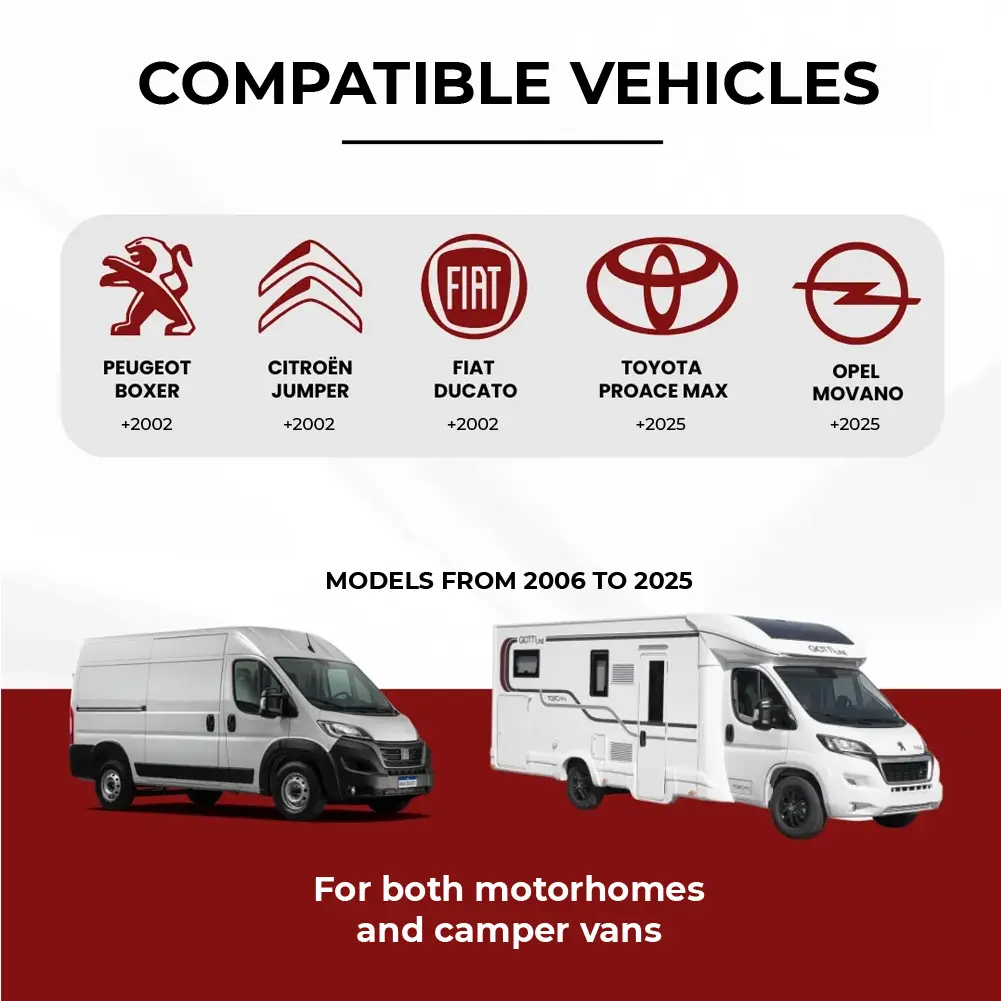 Pair of Premium seat covers for Fiat Ducato Montecarlo - Image 5