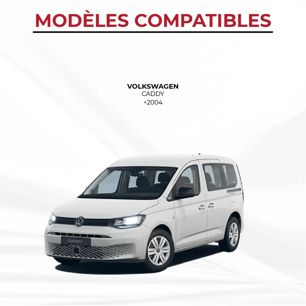 Lit avant pour Volkswagen Caddy, couleur grise (+2004) – Image 7