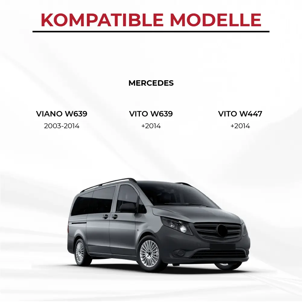 Vorderbett für Mercedes Viano W639 (2003–2014) – Vito (2014–2026) – Bild 6