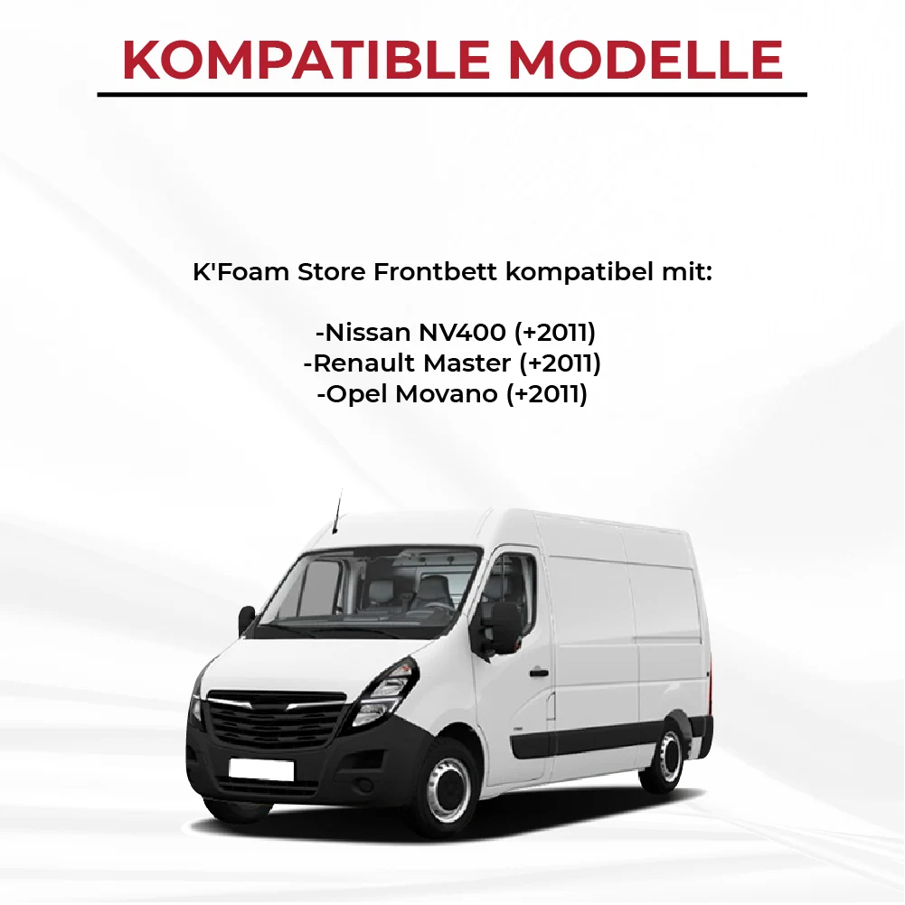 Vorderbett für Opel Movano – Renault Master – Nissan NV400 (ab 2011) – Bild 6