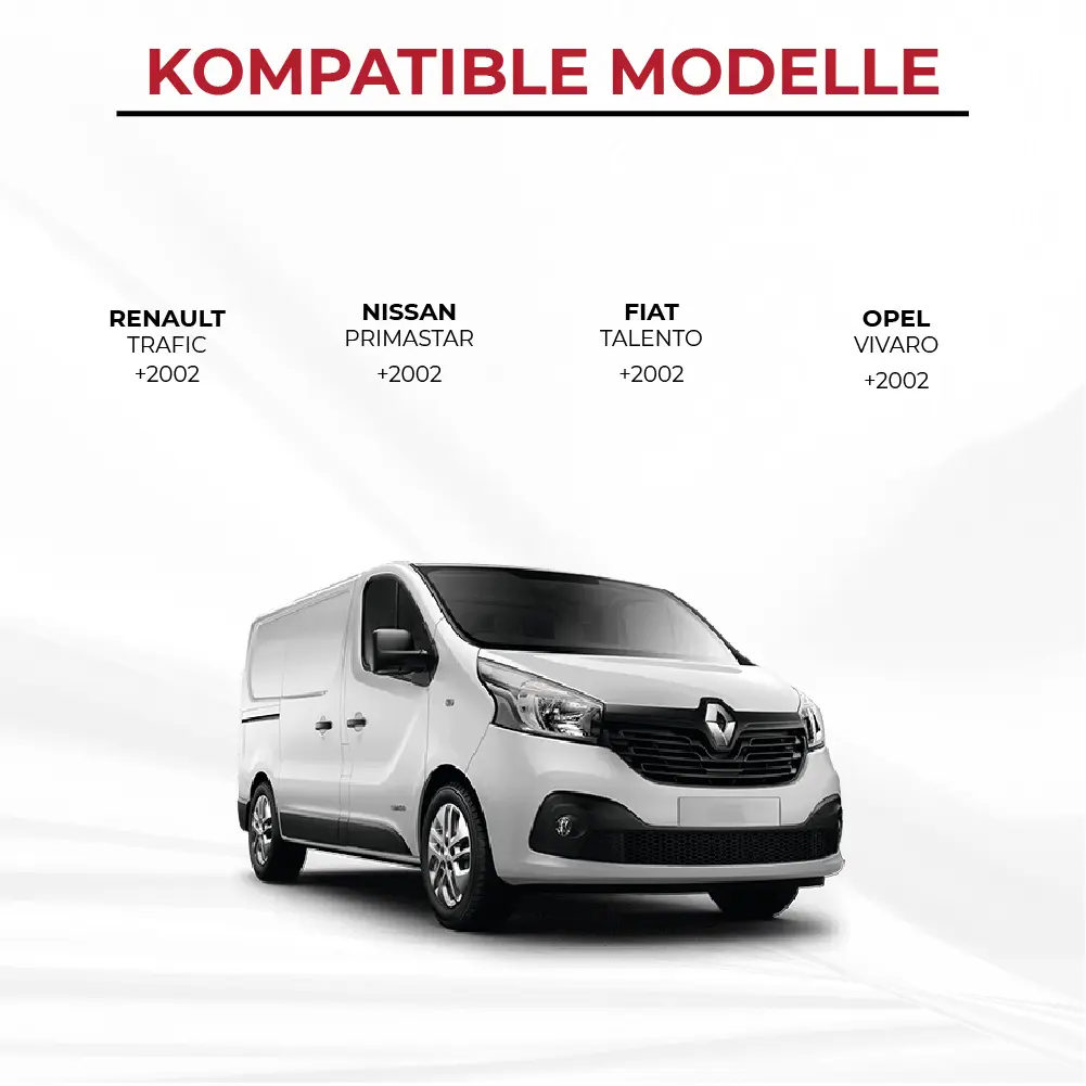 Vorderbett für Renault Trafic, Opel Vivaro, Nissan Primastar und Fiat Talento (ab 2002) – Bild 7