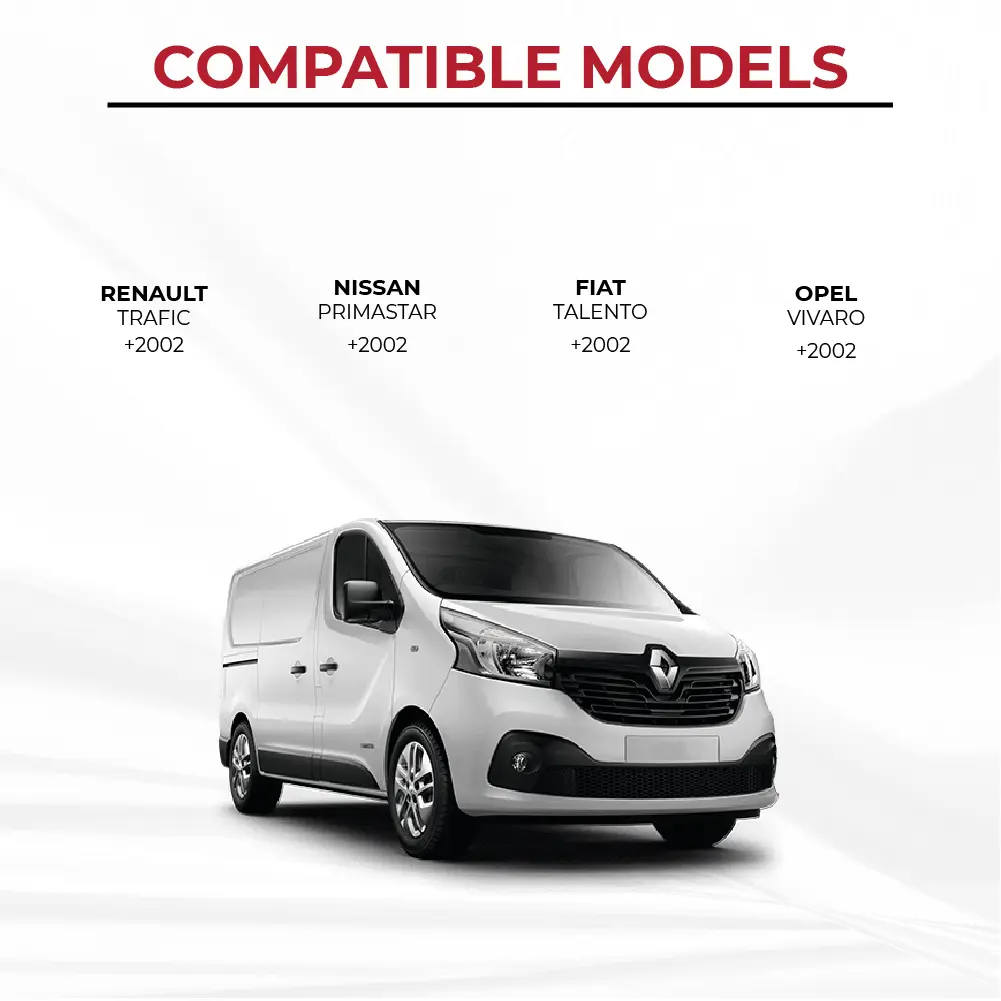 Front Bed for Renault Trafic, Opel Vivaro, Nissan Primastar and Fiat Talento (from 2002 onwards) - Image 7
